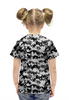 Заказать детскую футболку в Москве. Футболка с полной запечаткой для девочек Городской камуфляж от Leichenwagen - готовые дизайны и нанесение принтов.