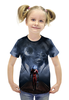 Заказать детскую футболку в Москве. Футболка с полной запечаткой для девочек prey / Прей от galaxy secret - готовые дизайны и нанесение принтов.