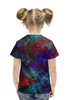 Заказать детскую футболку в Москве. Футболка с полной запечаткой для девочек Абстрактный дизайн от Venera210 - готовые дизайны и нанесение принтов.