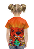 Заказать детскую футболку в Москве. Футболка с полной запечаткой для девочек BRAWL STARS NITA  от geekbox - готовые дизайны и нанесение принтов.