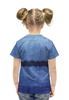 Заказать детскую футболку в Москве. Футболка с полной запечаткой для девочек Фрида от PolinaPo - готовые дизайны и нанесение принтов.