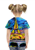 Заказать детскую футболку в Москве. Футболка с полной запечаткой для девочек Van Gogh от THE_NISE  - готовые дизайны и нанесение принтов.