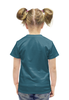 Заказать детскую футболку в Москве. Футболка с полной запечаткой для девочек Закат в горах от THE_NISE  - готовые дизайны и нанесение принтов.