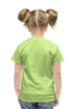 Заказать детскую футболку в Москве. Футболка с полной запечаткой для девочек Обезьяна от thegallery - готовые дизайны и нанесение принтов.