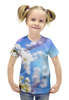 Заказать детскую футболку в Москве. Футболка с полной запечаткой для девочек  Вишня от THE_NISE  - готовые дизайны и нанесение принтов.