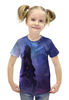 Заказать детскую футболку в Москве. Футболка с полной запечаткой для девочек Tacosauceninja от THE_NISE  - готовые дизайны и нанесение принтов.