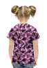 Заказать детскую футболку в Москве. Футболка с полной запечаткой для девочек Розовые пиксели от THE_NISE  - готовые дизайны и нанесение принтов.