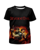 Заказать детскую футболку в Москве. Футболка с полной запечаткой для девочек Resident Evil от game-fan - готовые дизайны и нанесение принтов.