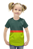 Заказать детскую футболку в Москве. Футболка с полной запечаткой для девочек Текстура от ПРИНТЫ ПЕЧАТЬ  - готовые дизайны и нанесение принтов.
