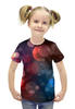 Заказать детскую футболку в Москве. Футболка с полной запечаткой для девочек  блики света от THE_NISE  - готовые дизайны и нанесение принтов.