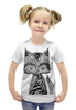 Заказать детскую футболку в Москве. Футболка с полной запечаткой для девочек Animals от Алиса Ибатуллина - готовые дизайны и нанесение принтов.