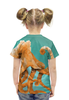 Заказать детскую футболку в Москве. Футболка с полной запечаткой для девочек Octopus от CoolDesign - готовые дизайны и нанесение принтов.