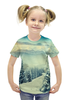 Заказать детскую футболку в Москве. Футболка с полной запечаткой для девочек Winter от THE_NISE  - готовые дизайны и нанесение принтов.