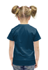 Заказать детскую футболку в Москве. Футболка с полной запечаткой для девочек 2017 год петуха от cherdantcev - готовые дизайны и нанесение принтов.