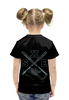 Заказать детскую футболку в Москве. Футболка с полной запечаткой для девочек Straight Edge от Серега Шнайдер - готовые дизайны и нанесение принтов.