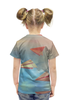 Заказать детскую футболку в Москве. Футболка с полной запечаткой для девочек Самолет от Y L - готовые дизайны и нанесение принтов.