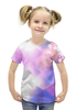 Заказать детскую футболку в Москве. Футболка с полной запечаткой для девочек блики света от THE_NISE  - готовые дизайны и нанесение принтов.