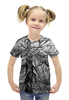 Заказать детскую футболку в Москве. Футболка с полной запечаткой для девочек "Старое дерево" от Максим Кашин - готовые дизайны и нанесение принтов.
