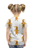 Заказать детскую футболку в Москве. Футболка с полной запечаткой для девочек Такса с косточкой от Yaroslava - готовые дизайны и нанесение принтов.