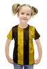 Заказать детскую футболку в Москве. Футболка с полной запечаткой для девочек Полосы 2 от Виктор Гришин - готовые дизайны и нанесение принтов.