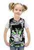 Заказать детскую футболку в Москве. Футболка с полной запечаткой для девочек Зеленый фонарь от skaner24 - готовые дизайны и нанесение принтов.