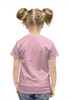 Заказать детскую футболку в Москве. Футболка с полной запечаткой для девочек Розовая Фасолька от MariYang  - готовые дизайны и нанесение принтов.