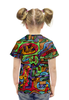 Заказать детскую футболку в Москве. Футболка с полной запечаткой для девочек -0--[RFSAL]\` от Vadim Koval - готовые дизайны и нанесение принтов.