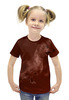 Заказать детскую футболку в Москве. Футболка с полной запечаткой для девочек Такса от valezar - готовые дизайны и нанесение принтов.