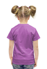 Заказать детскую футболку в Москве. Футболка с полной запечаткой для девочек Дельфинчик от T-shirt print  - готовые дизайны и нанесение принтов.
