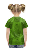 Заказать детскую футболку в Москве. Футболка с полной запечаткой для девочек кактусы от THE_NISE  - готовые дизайны и нанесение принтов.