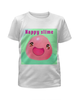 Заказать детскую футболку в Москве. Футболка с полной запечаткой для девочек Happy Slime  от Mirona9 - готовые дизайны и нанесение принтов.