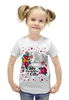 Заказать детскую футболку в Москве. Футболка с полной запечаткой для девочек Город от Ирина - готовые дизайны и нанесение принтов.