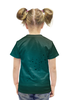 Заказать детскую футболку в Москве. Футболка с полной запечаткой для девочек Череп хеллоуина от prodesign - готовые дизайны и нанесение принтов.