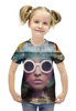 Заказать детскую футболку в Москве. Футболка с полной запечаткой для девочек Венеция от Pinky-Winky - готовые дизайны и нанесение принтов.