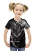 Заказать детскую футболку в Москве. Футболка с полной запечаткой для девочек Левша от skynatural - готовые дизайны и нанесение принтов.