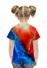 Заказать детскую футболку в Москве. Футболка с полной запечаткой для девочек Разряд молнии от THE_NISE  - готовые дизайны и нанесение принтов.