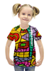 Заказать детскую футболку в Москве. Футболка с полной запечаткой для девочек Сказочное настроение от О DA - готовые дизайны и нанесение принтов.