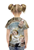 Заказать детскую футболку в Москве. Футболка с полной запечаткой для девочек Fringe от skynatural - готовые дизайны и нанесение принтов.