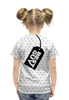 Заказать детскую футболку в Москве. Футболка с полной запечаткой для девочек Свой парень от anomalica - готовые дизайны и нанесение принтов.