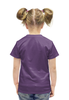 Заказать детскую футболку в Москве. Футболка с полной запечаткой для девочек Генгар от scoopysmith - готовые дизайны и нанесение принтов.