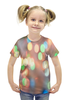 Заказать детскую футболку в Москве. Футболка с полной запечаткой для девочек Блики света от THE_NISE  - готовые дизайны и нанесение принтов.