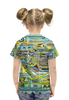 Заказать детскую футболку в Москве. Футболка с полной запечаткой для девочек Березка от Vadim Koval - готовые дизайны и нанесение принтов.