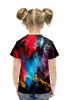 Заказать детскую футболку в Москве. Футболка с полной запечаткой для девочек Взрыв красок от THE_NISE  - готовые дизайны и нанесение принтов.