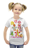 Заказать детскую футболку в Москве. Футболка с полной запечаткой для девочек Прянички от АЛИНА МАЛИНА - готовые дизайны и нанесение принтов.