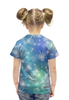Заказать детскую футболку в Москве. Футболка с полной запечаткой для девочек Снежинка от Ирина - готовые дизайны и нанесение принтов.