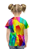 Заказать детскую футболку в Москве. Футболка с полной запечаткой для девочек Абстрактный узор от THE_NISE  - готовые дизайны и нанесение принтов.