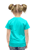 Заказать детскую футболку в Москве. Футболка с полной запечаткой для девочек Зайка на лугу от nadegda - готовые дизайны и нанесение принтов.
