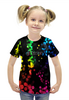 Заказать детскую футболку в Москве. Футболка с полной запечаткой для девочек Tik Tok от THE_NISE  - готовые дизайны и нанесение принтов.