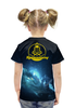 Заказать детскую футболку в Москве. Футболка с полной запечаткой для девочек The Spaceway от The Spaceway  - готовые дизайны и нанесение принтов.