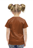 Заказать детскую футболку в Москве. Футболка с полной запечаткой для девочек Царь зверей от DeFive  - готовые дизайны и нанесение принтов.